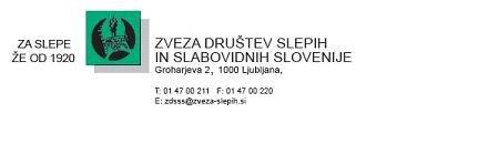 Zveza drutev slepih in slabovidnih Slovenije 